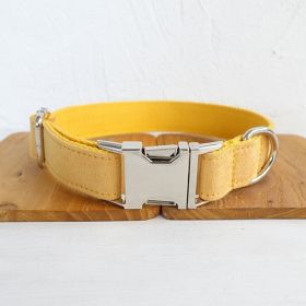 Nala pet dog collar traction rope (Option: Collar-S)