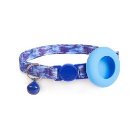 For Airtag Tracker Protective Case Cat Dog Collar (Color: Blue Gradient, Type: Pet Supplies)