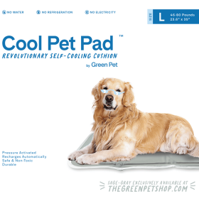 Cool Pet Pad (Color: Sage GraySage Gray, size: large)