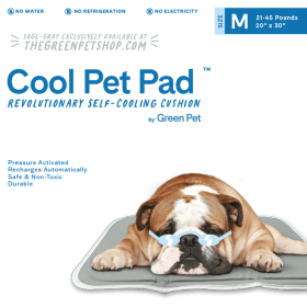 Cool Pet Pad (Color: Sage GraySage Gray, size: medium)