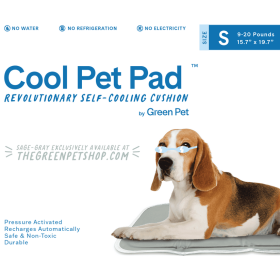 Cool Pet Pad (Color: Sage GraySage Gray, size: small)