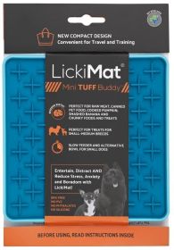 LickiMat® Mini Tuff Soother Dog (Option: Mini Tuff Soother Turquoise Dog)