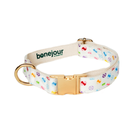 Bonejour - Standard Collar (Color: White MultiWhite Multi, size: Standard)